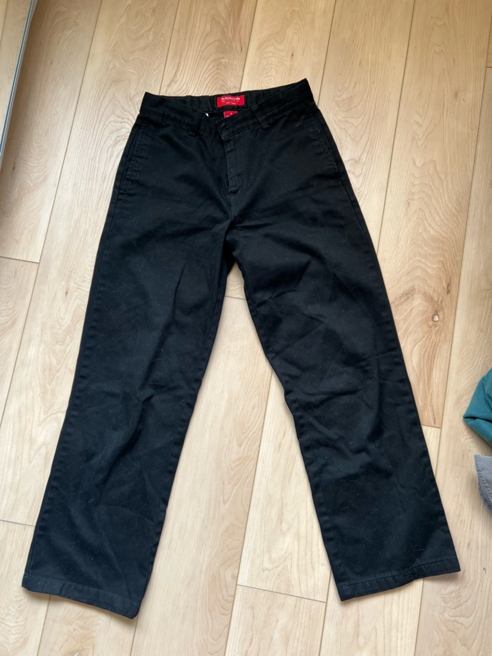 Arrow Black Pants with Red Label